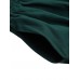 Solid Color A  Line Ruffle Hem Elastic Waist Pleated Casual Skirts For Women